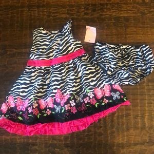 Dress and diaper cover set